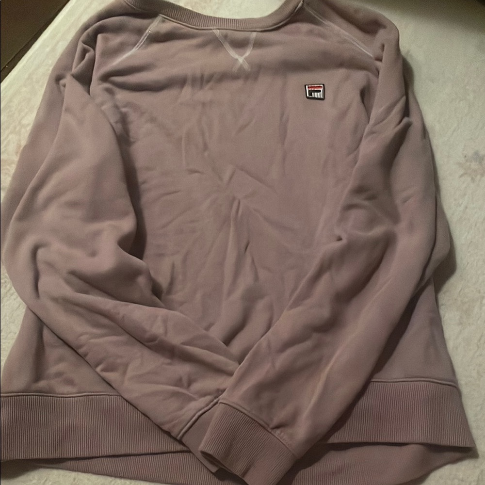 Fila Women's Dusty Mauve Crewneck Sweatshirt